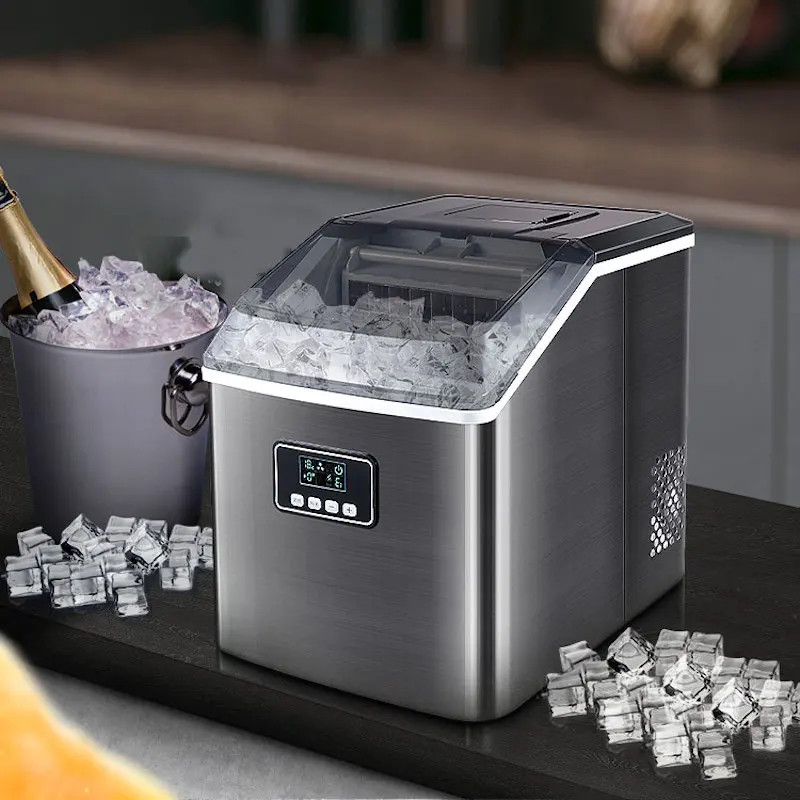 Ice Maker Small 15kg Smart Mini Household Automatic Round Ice Cube