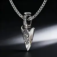HNSP Odin Viking Rune 316L Stainless Steel Pendant Necklace For Men Chain Jewelry Accessories - Image 4