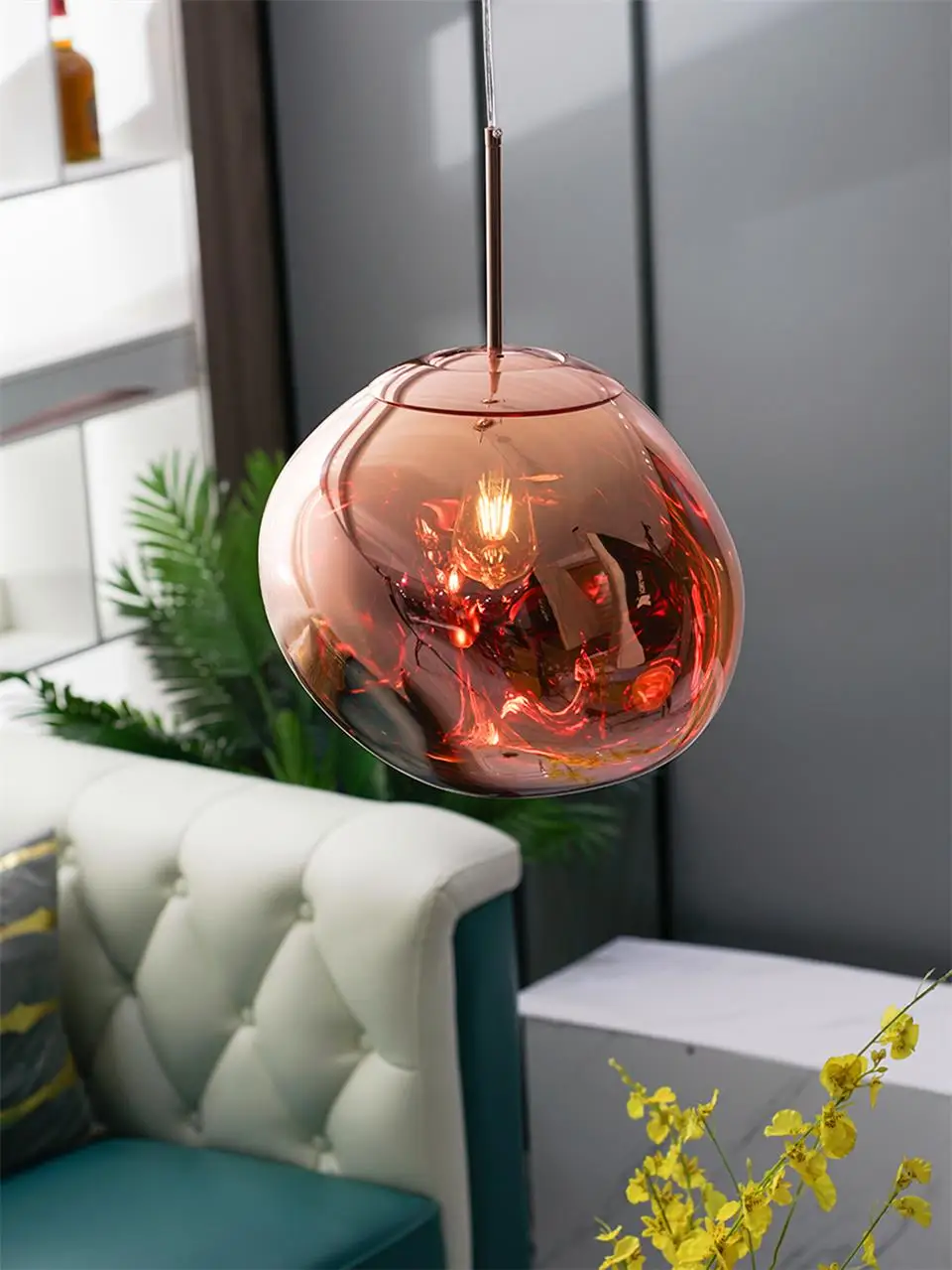 Sala de Estar Nordic Lava Luzes Pingente Luz Novidade Decoração Interior Casa Luminárias Loft Cozinha Pendurado Lâmpadas Led 9 Computers & Electronics