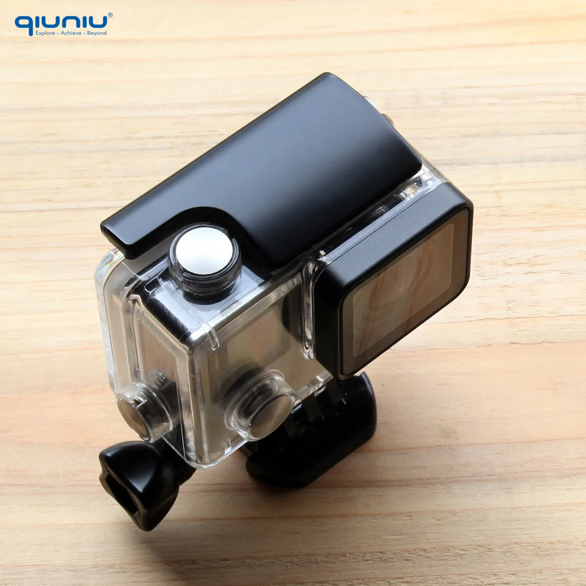 QIUNIU Go Pro Hero 3 + 4 용 플라스틱 스냅 래치 교체 액세서리, 방수 하우징 케이스 잠금 버클