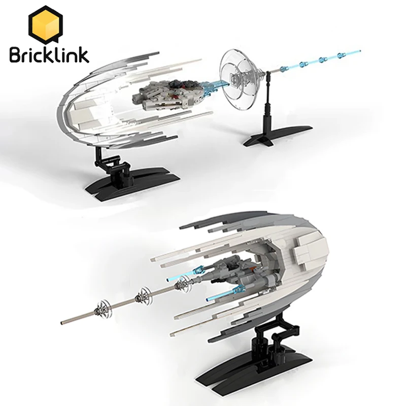 Bricklink Ideas Star Movie Astronave Ultramicro Diorama Hyper Speed M.Falcon Concept N-1 Starfighters Building Blocks Giocattoli Regalo