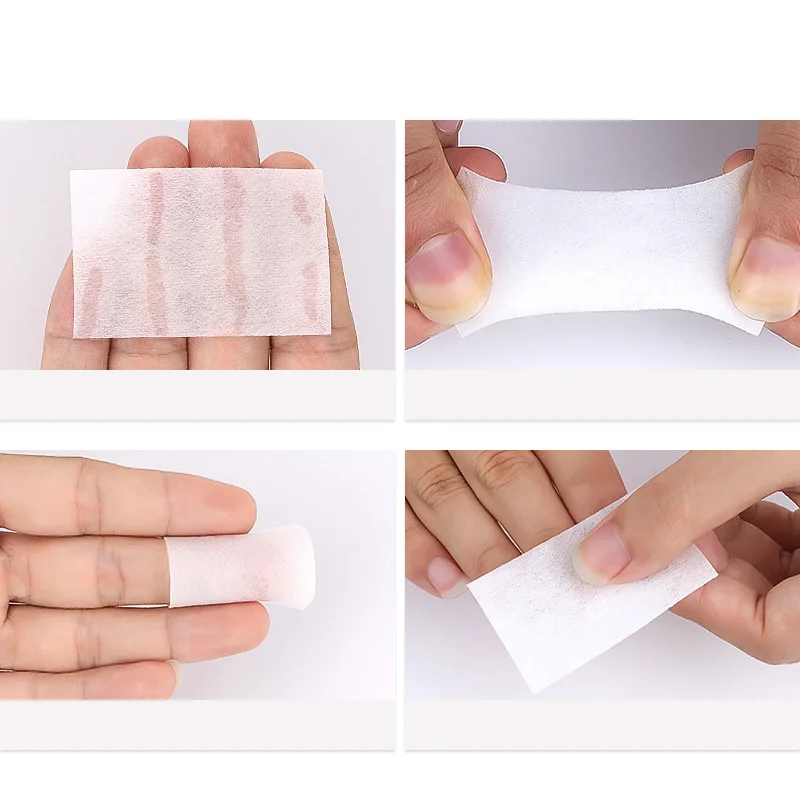 PINPAI Lint Free Gel Nail Cleaning Cotton Wipes Towel Remover For Nails Clean Tools Manicure Gel Nail