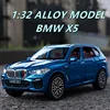 1:32 BMW X5 SUV Alloy Car Model Diecasts & Toy Vehicles Metal Toy Car Model Simulation Sound and Light Collection Gift 1