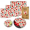 3PCS Set Reusable Organic Beeswax Food Wrap for Fresh Keeping and Eco Friendly Kitchen Plastic Packaging Paper Food Packaging 4