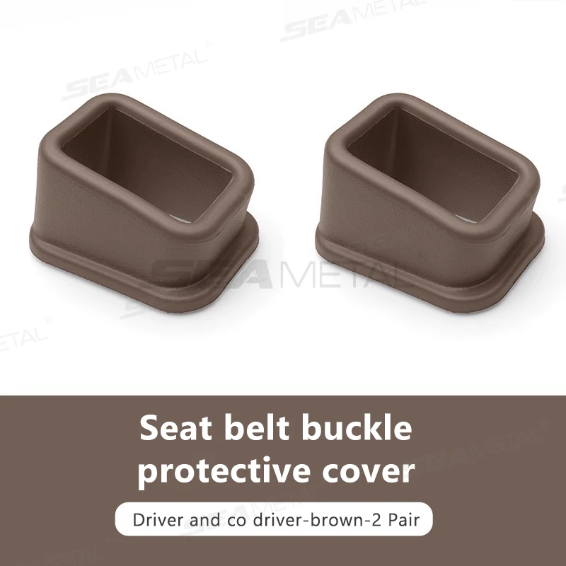 BLALION 2PCS Car Seat Belt Slot Fixer Safety Belts Lock thumbnail 2