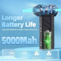 CROSSGUN Turbojet Fan X6 Powerful Air Blower Mini Turbo Jet Fan for office desk airflow test and Outdoor Camping - Image 5