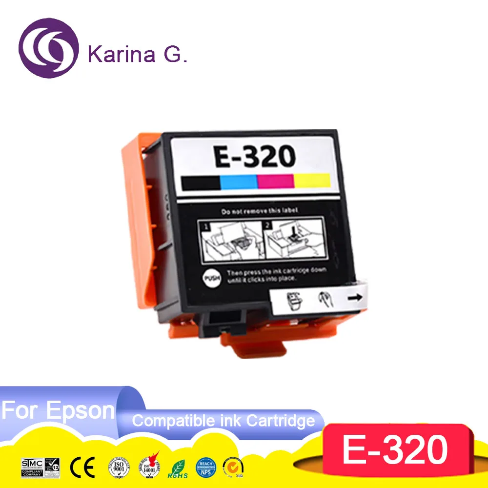 320 Premium T320 ink cartridge E-320 ink cartridge Compatible For  PictureMate P
