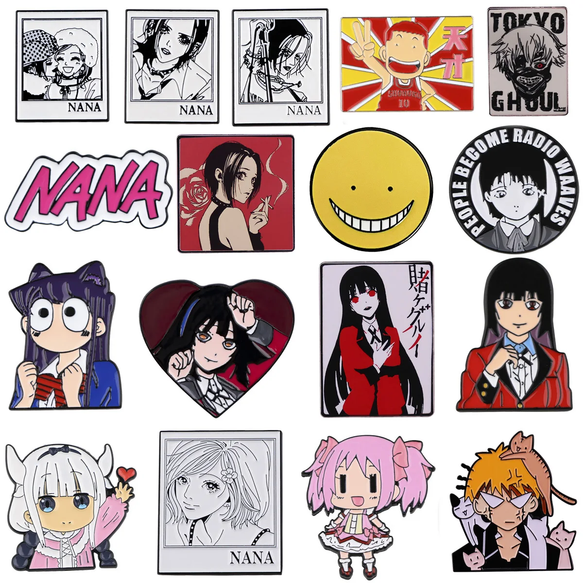 

Anime Lapel Pins Brooch Enamel Pin Brooches on Clothes Badges Backpack Fashion Accessories Jewelry Gift