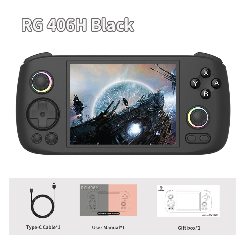 ANBERNIC RG406H RG 406H Handheld Game Console 4inch IPS