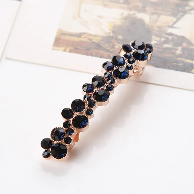 vintage hair clips Fashion 5 Colors Korean Crystal Pearl Hair Clips Elegant Women Barrettes Hairpins Hairgrips Headwear Hair Accessories star hair clips Hair Accessories