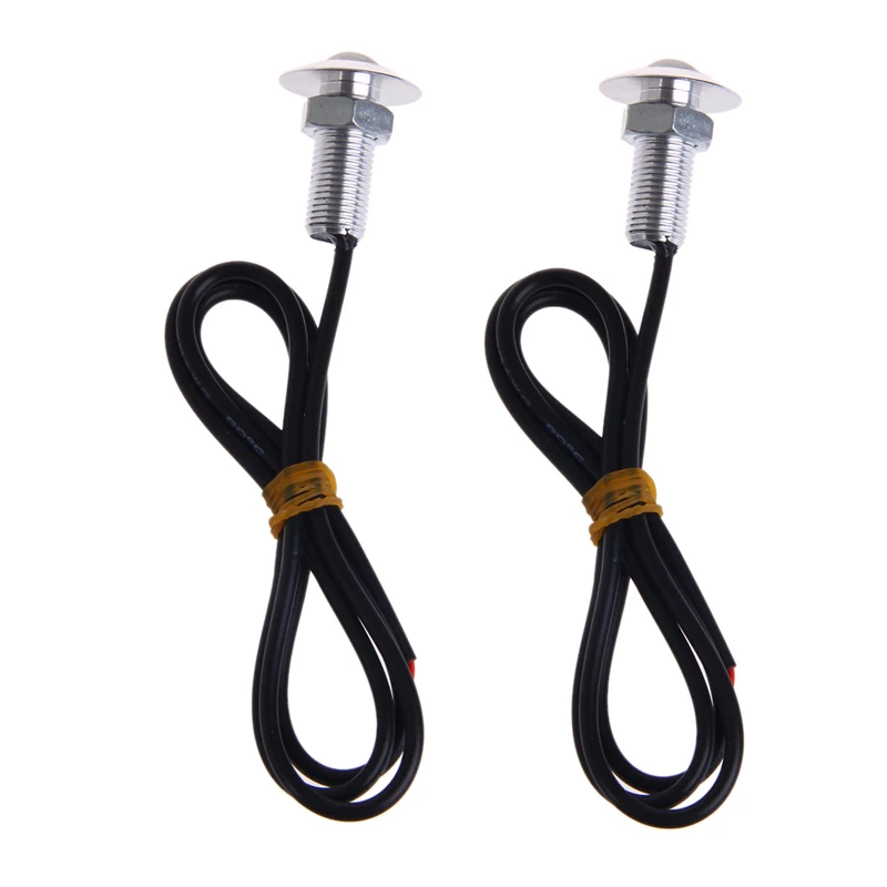 2Pcs ڵ LED ְ   ȣ  Ʈ 23mm 12V DRL  D7YA