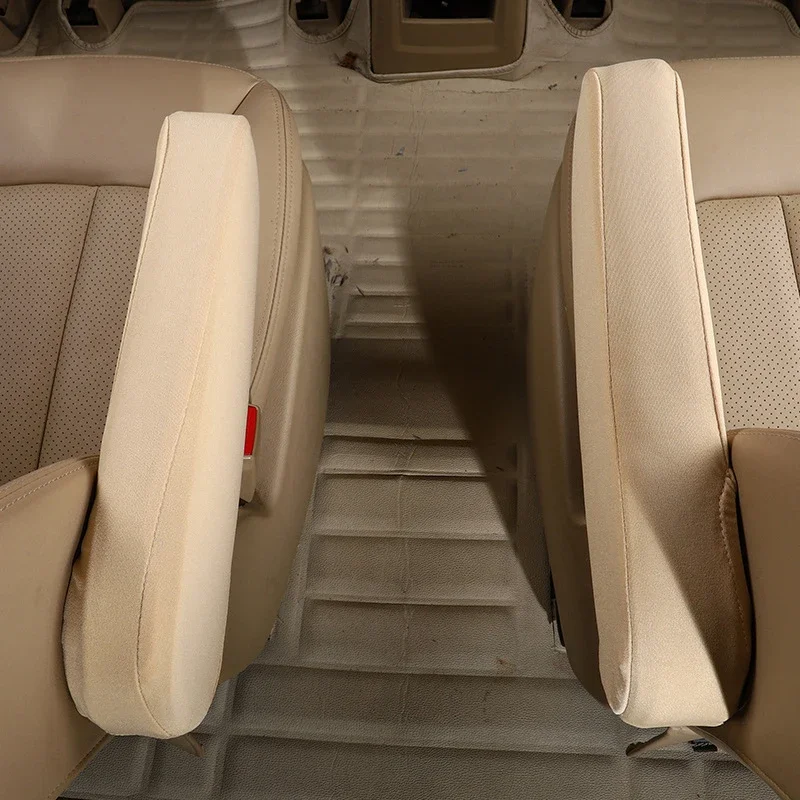 Set of 2 Universal Car Seat Armrest Covers - Soft, Comfortable, Dust-Proof Protective Fabric