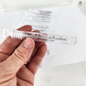 Personalized Wedding Bubble Tubes 1