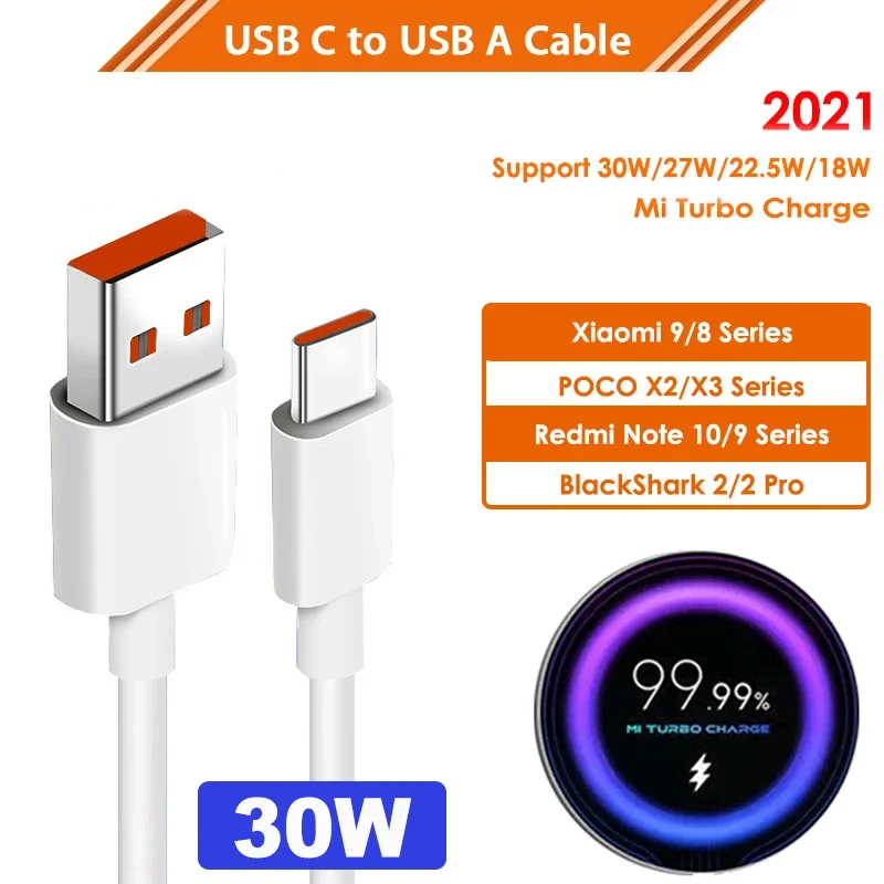 120W Chargeur Avec Câble De Charge 1 Mètre USB-C | Chargeur Mural Chargeur Rapide Hypercharge Compatible Avec Xiaomi 14 13 12 13t 12t 12s Pro Lite Redmi Note K70 K60 K50 12
