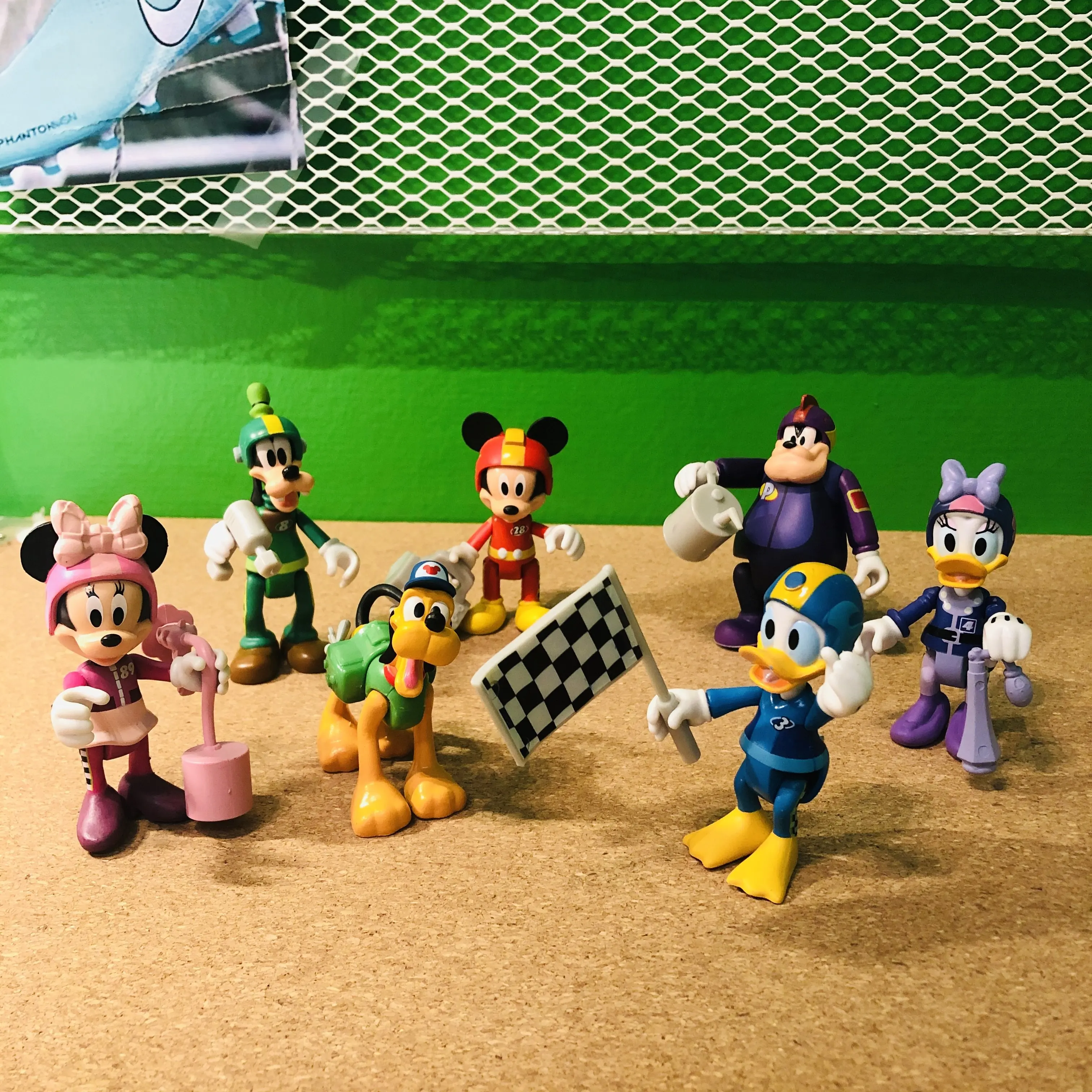7 Pz/Set Disney Action Figures Toys Mickey Minnie Mouse Donald Daisy Duck Goofy Pluto Model Dolls Gift Decora La Decorazione