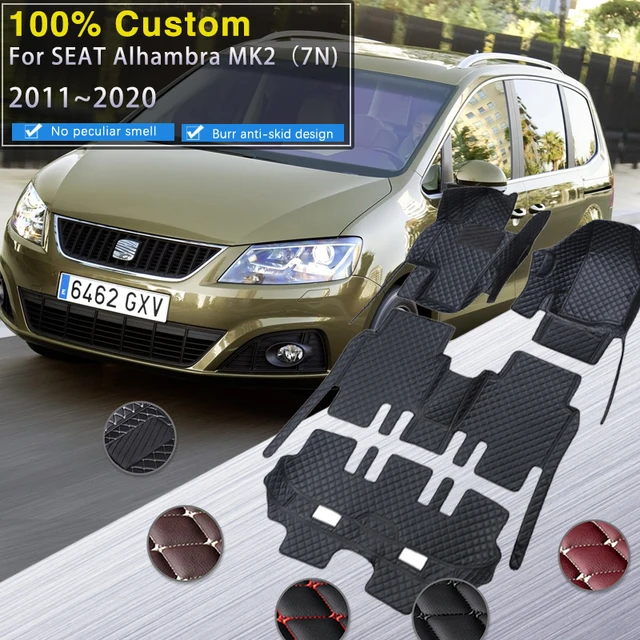 Nur untere matte Leder Kofferraum Matte Für Volkswagen Sharan Seat Alhambra  2012-2020 Cargo-Liner Zubehör Innen Boot - AliExpress