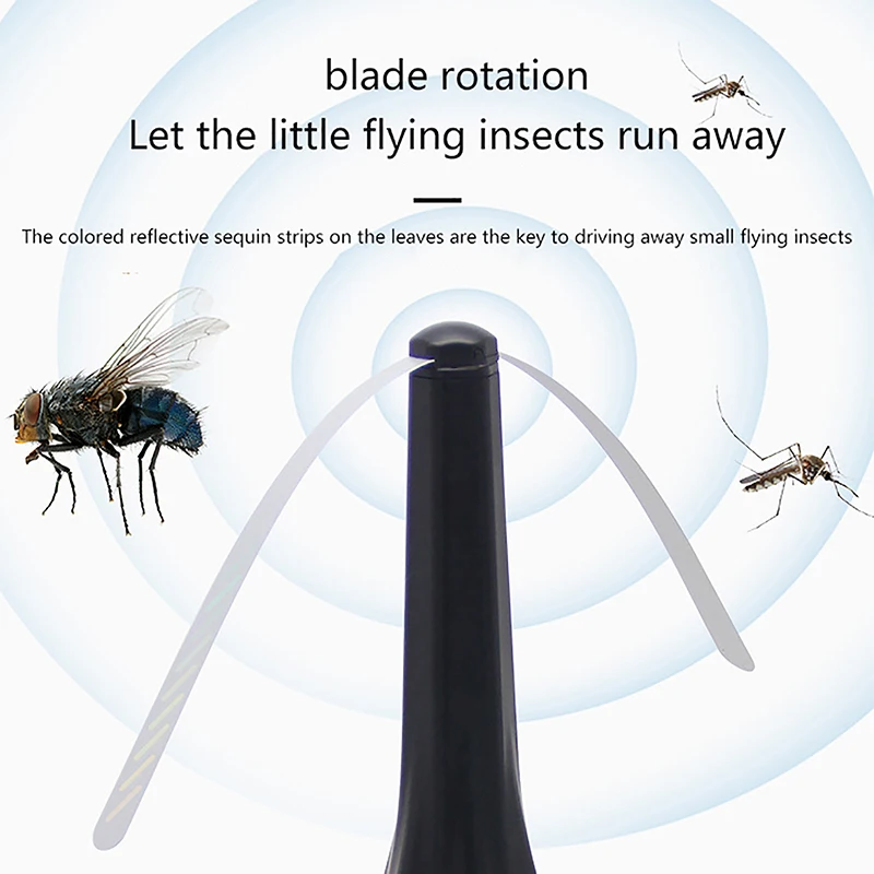 

Fly Repellent Fan Outdoor Multi-function Fan Leaf Fly Repellent Automatic Fly Catcher Drive Away Fly Mosquito Repellent Fan