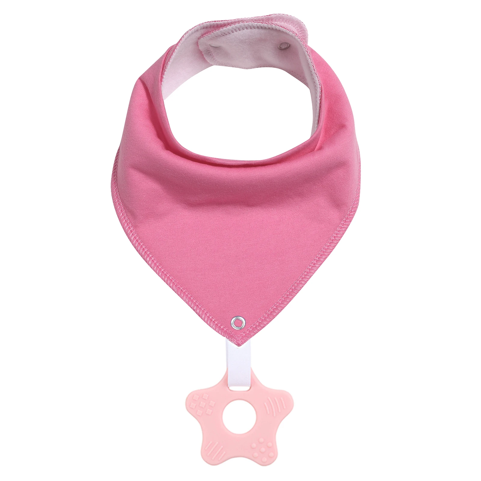 Baby Bandana Bibs with Teething Toys 100% Organic Cotton Bibs Super Absorbent Drool Bib with Teether for Boys & Girls designer baby accessories Baby Accessories