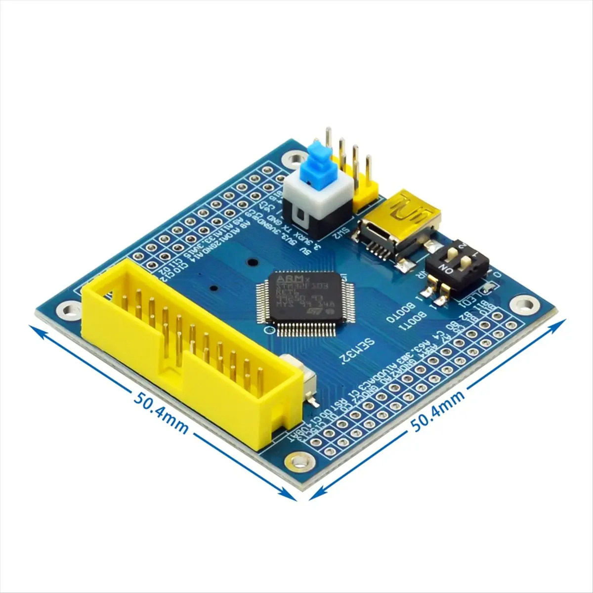 DT60 STM32F103RET6 ARM STM32 최소 시스템 보드 STM32F103C8T6 업그레이드용 최소 시스템 개발 보드 모듈