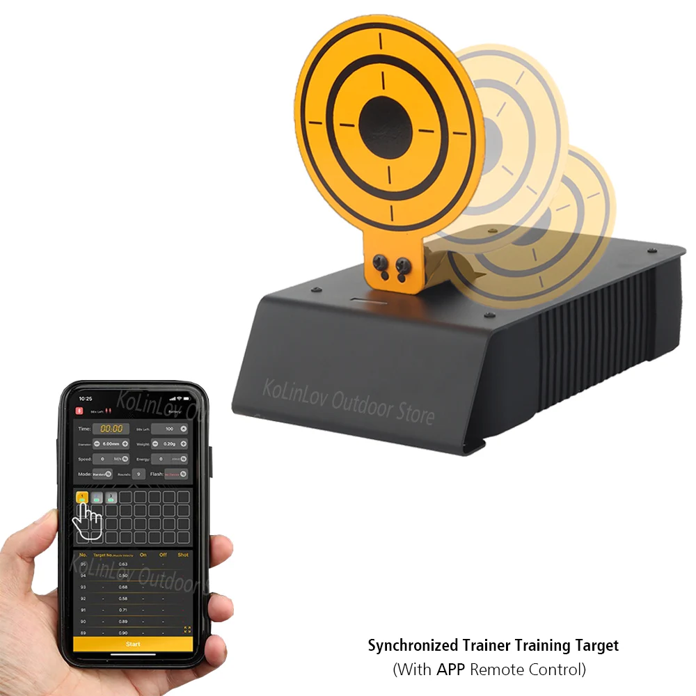 Wireless Shooting Training Target with APP Remote System Light Mode