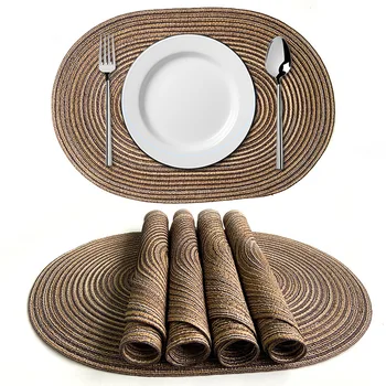 Braided Oval Placemats Set 1