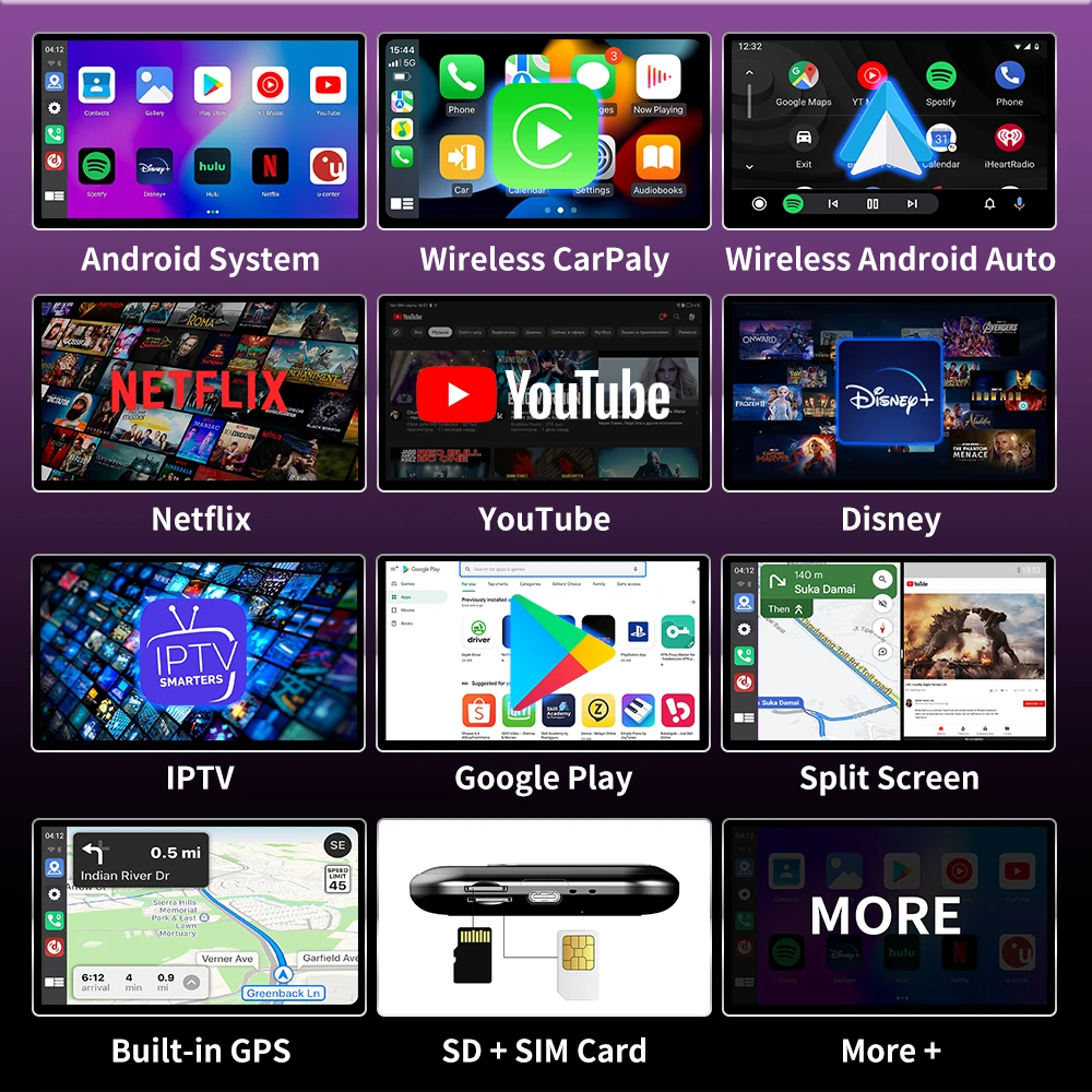 CarAiBOX  6125 8 ھ CPU Ĩ, ȵ̵ 13.0 ý, ī÷ Ai ڽ,  ī÷  ȵ̵   ÷̽