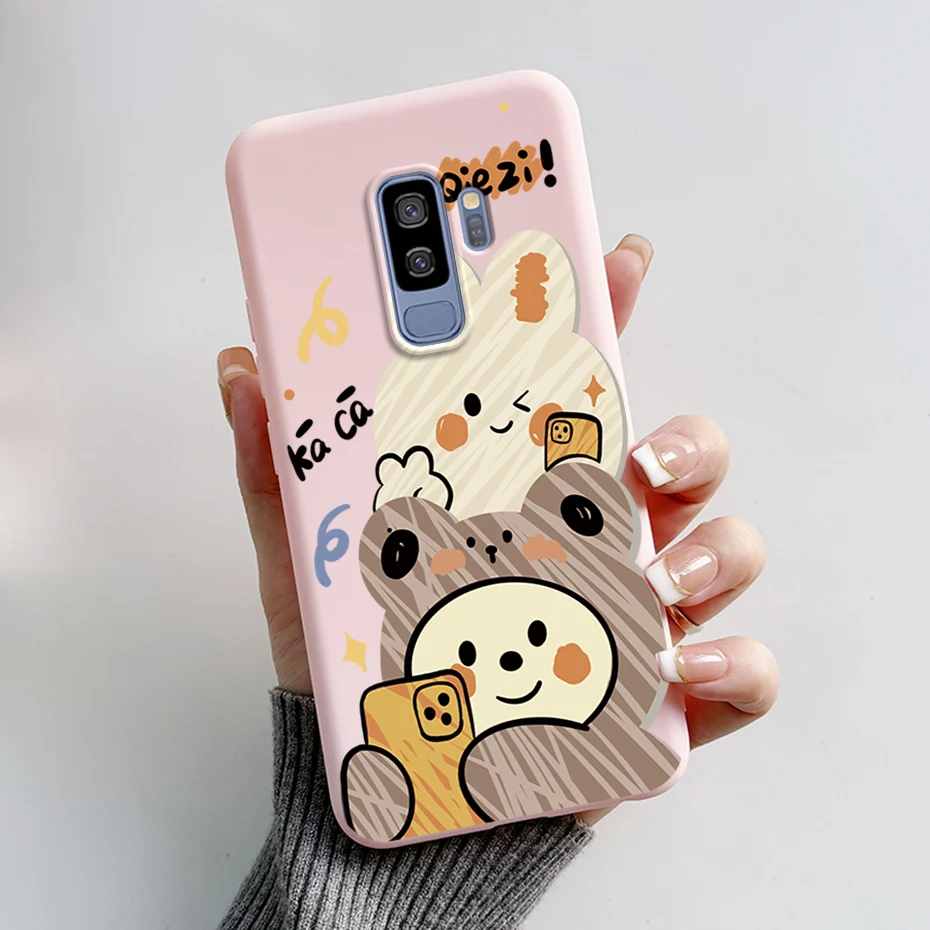 Astronaut Silicone Phone Case with Protective Bumper for Samsung Galaxy S9/S9+