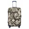 Vintage Snakeskin Suitcase Cover Snake Skin Print Animal Useful Cruise Trip Protector Luggage Supplies Holiday 2