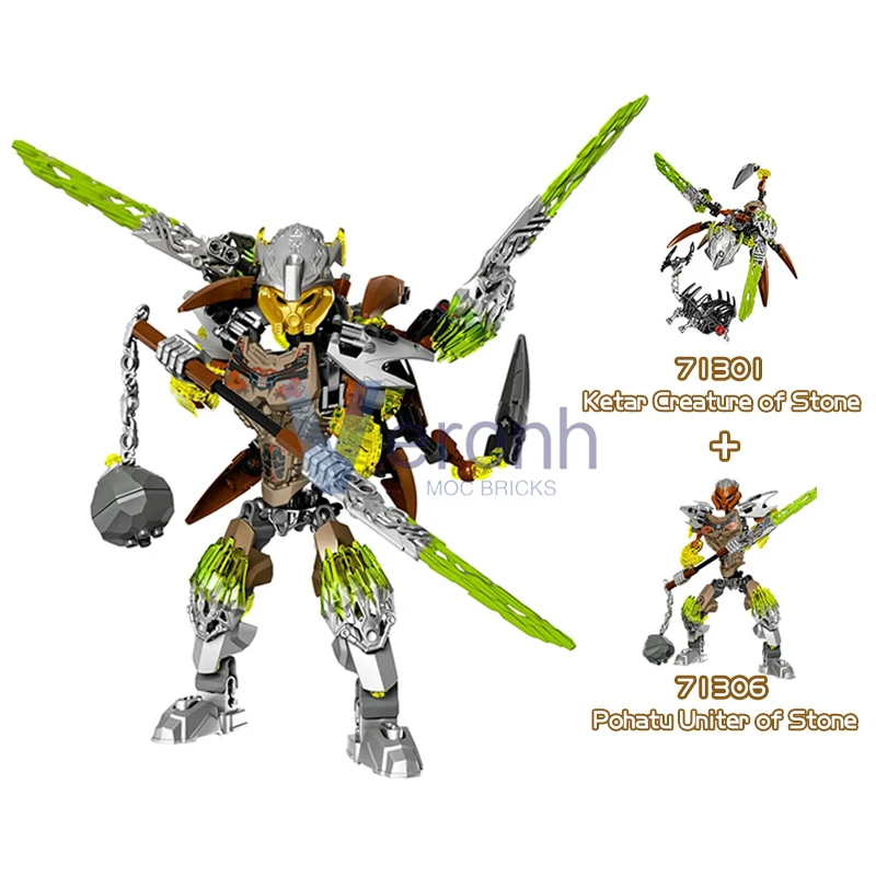 Bionicle Warriors Baustein Lewa Jungle Protector Gali Wasser Uniter Master Anime Action Schädel Figuren Sammlung Ziegel Spielzeug – Detail 8