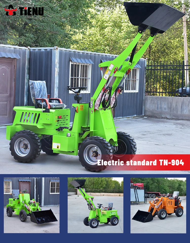 Maßgefertigter 700kg 800kg Mini-Kompaktlader Dingo Hochwertiger Kompaktlader mit Brennholzprozessor – Detail 11