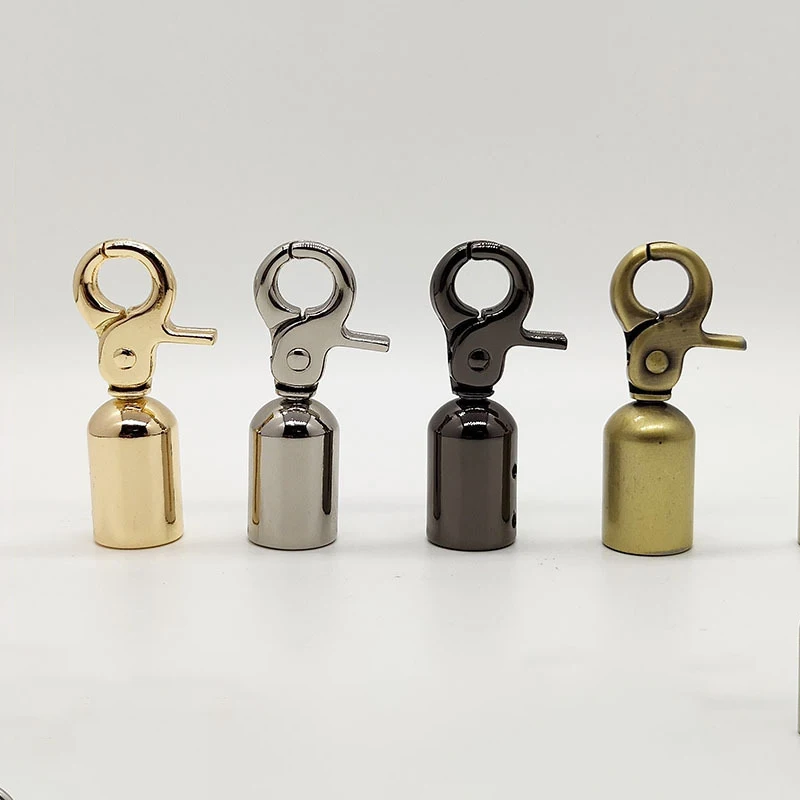 Taschengurte, Verbindungsaufhänger, Metallschnallen für Taschen, Quastenkappe, Verschluss, Handtaschengurt, Stopper, Kordelhaken, Handtaschen-Hardware-Zubehör