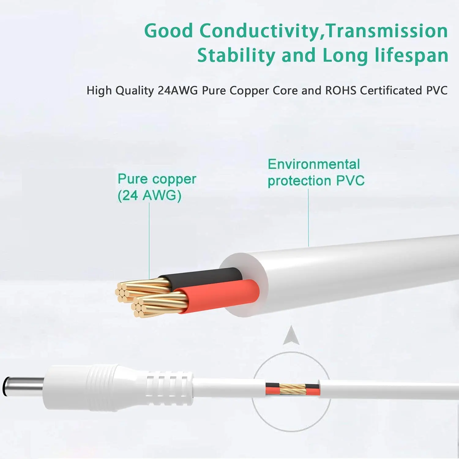Cavo Alimentazione USB A DC 5V - Con 11 Connettori Per Spada Laser Lampada Lunare - Foto 7