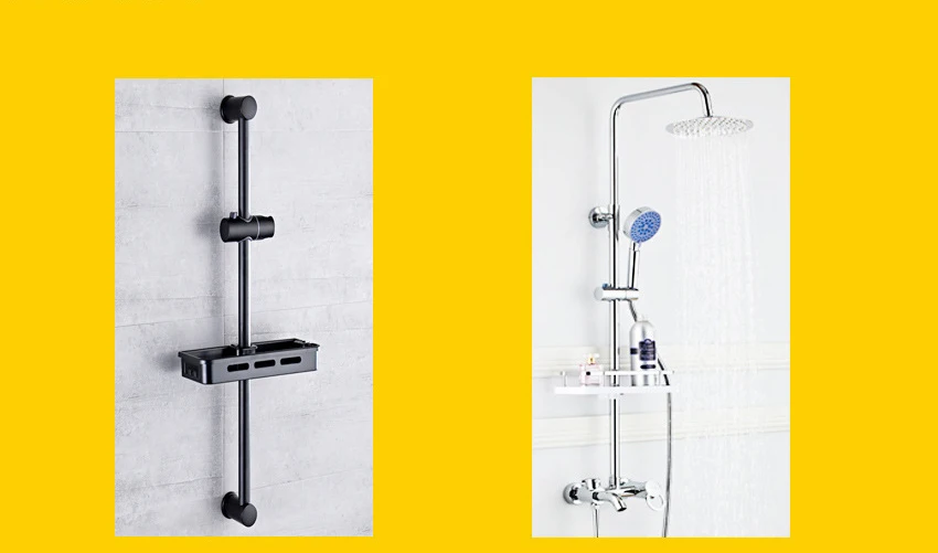 (Hot Sale-48%)lifting No-hole Punch Shower Shelf