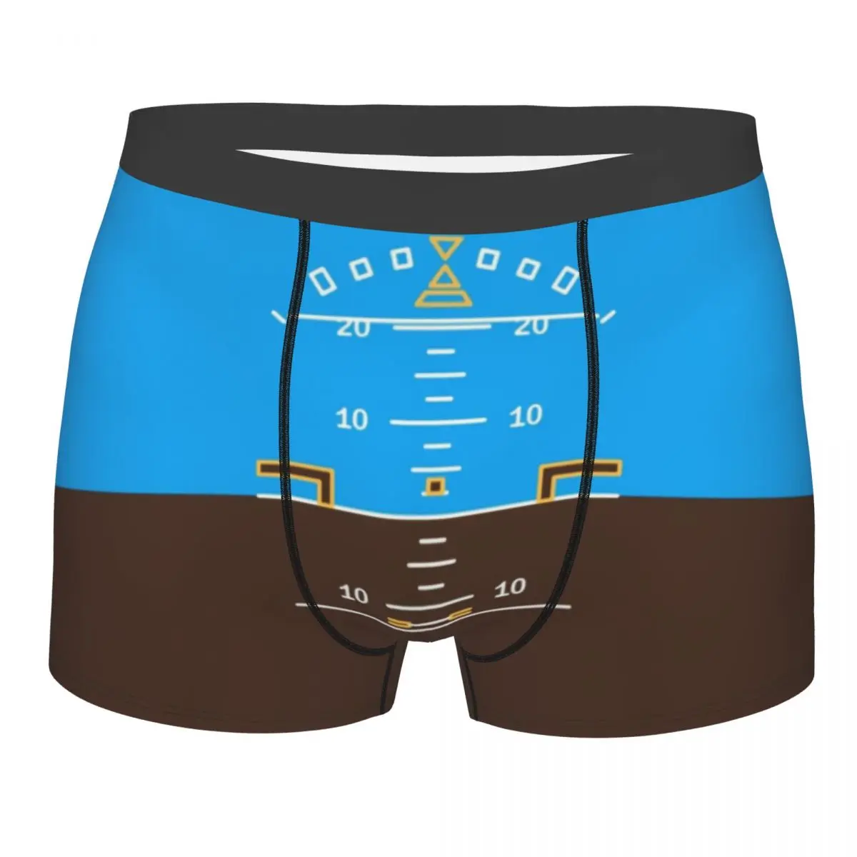 

Attitude Indicator Underwear Male Print Flight Pilot Airplane Aviation Aviator Boxer Shorts Panties Briefs Soft Underpants