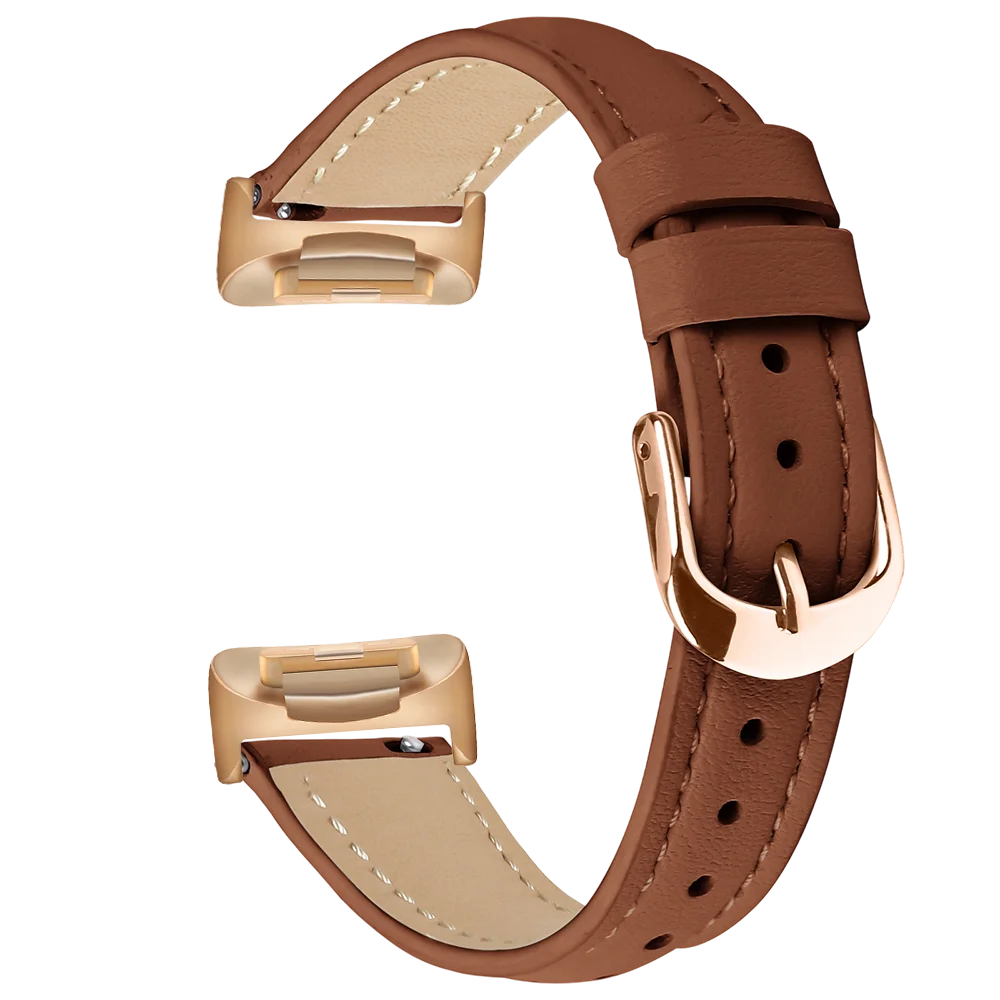 Premium Leather Strap with Classic Buckle - Replacement Wristband