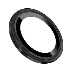 Enhanced Rear Camera Protector Glass with Signature Metal Ring - Moto Razr Fold (Black)