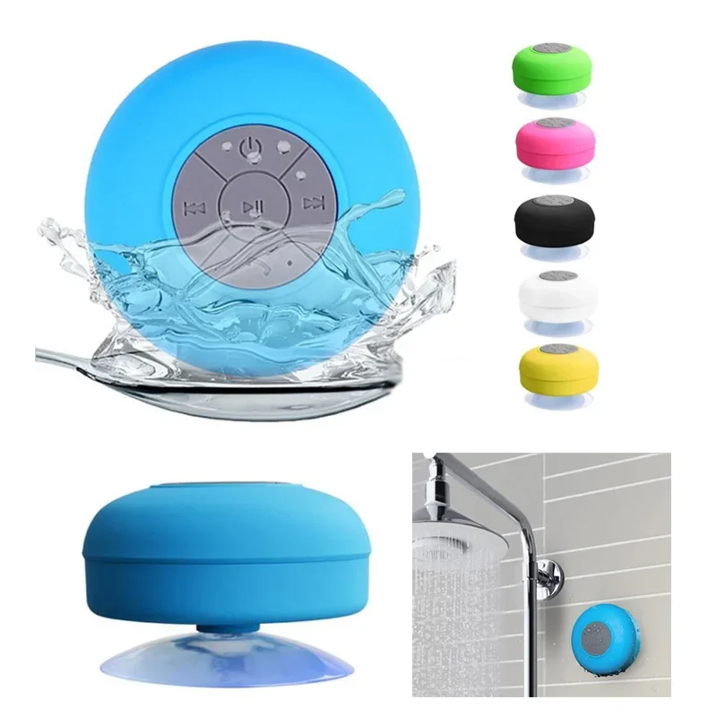 Bluetooth Speaker Portable Wireless Waterproof Shower Speaker for Phone Hand Free Car Speaker