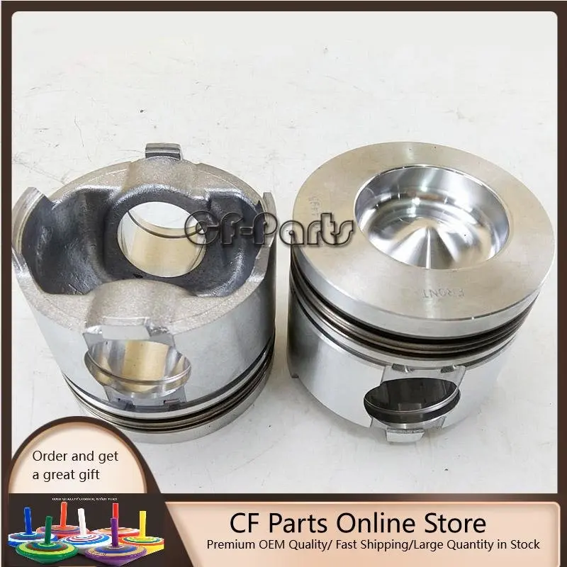 

New 6 Sets STD Piston Kit 101-4495 Fit For Caterpillar 3116 Engine 105MM