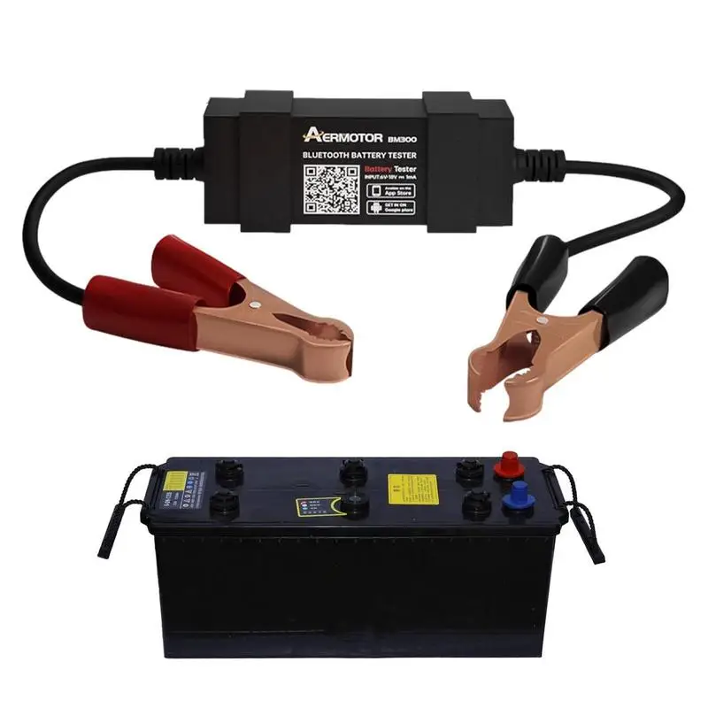 

Battery Load Tester Real-Time Monitoring Battery Alternator Tester Low-Power Protection Auto Battery Tester And Charger For