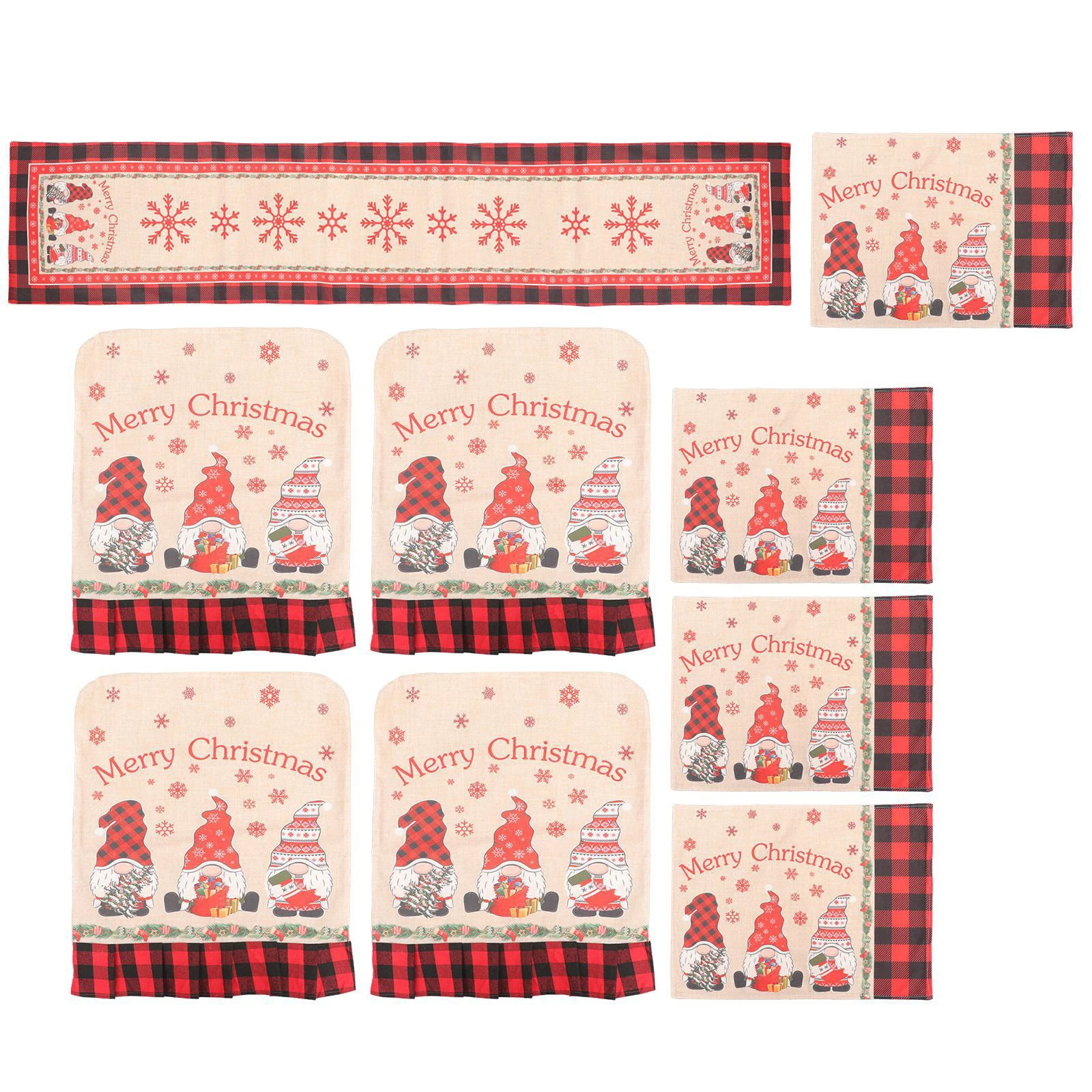 

New Year Gift Newest Christmas Santa Claus Chair Cover Noel Christmas Decorations for Home Dinner Table Decor