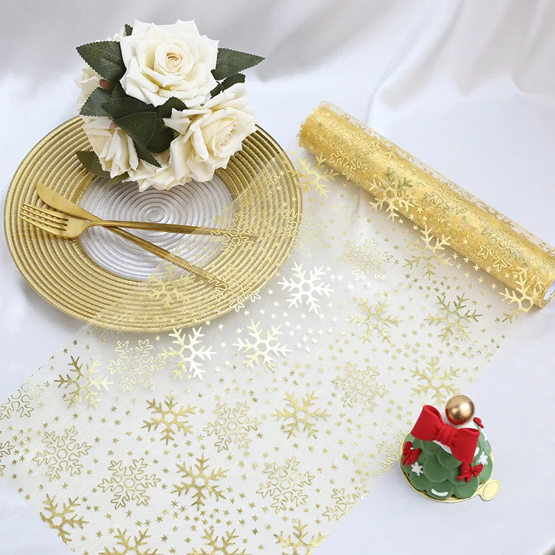 Rose Gold Table Runner 11x108 Inch - 2 Pack Sequin Glitter Foil Metallic Party Decor
