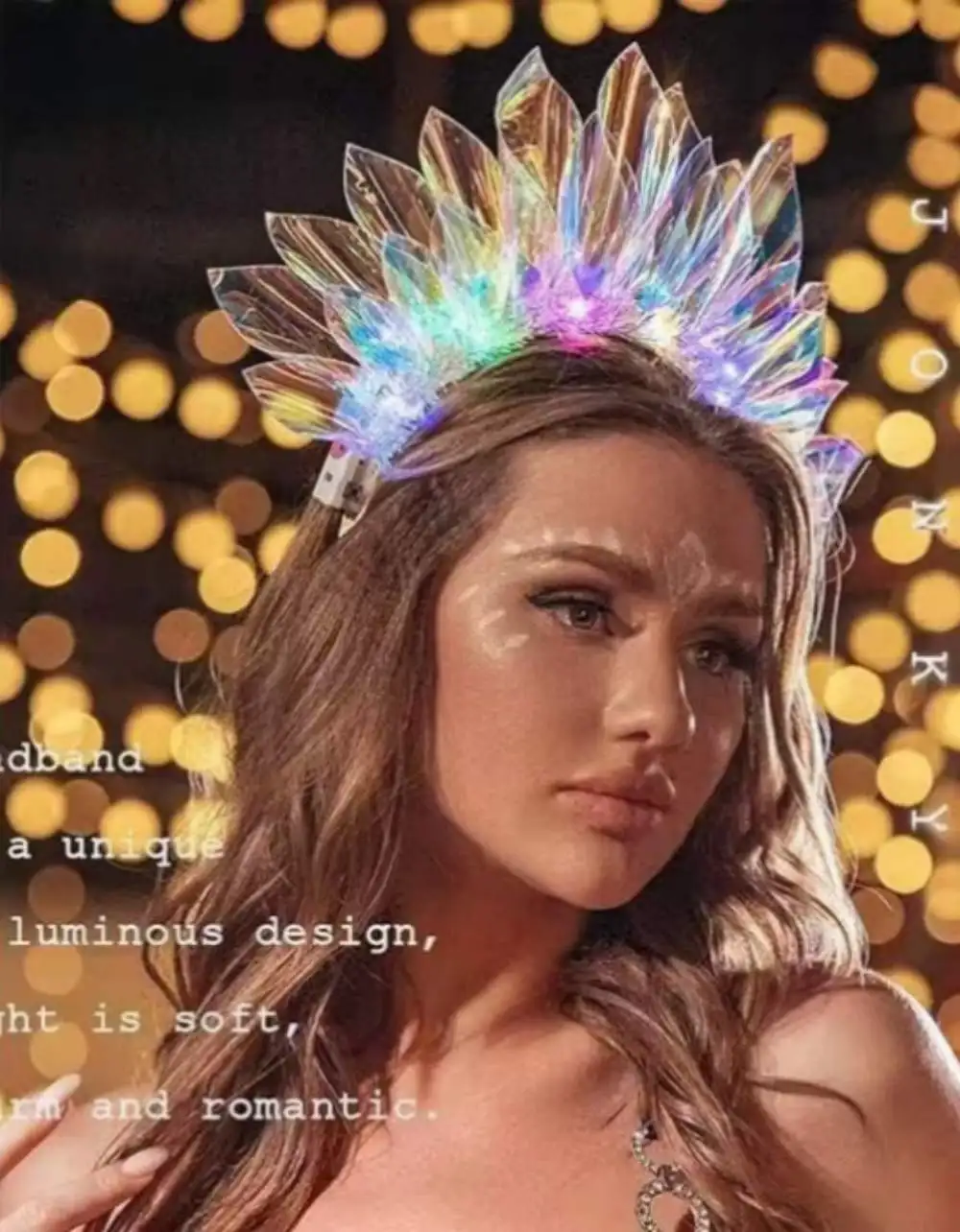 LED Glowing Crown Headband - Luminous Party Headdress for Nightclub Cosplay