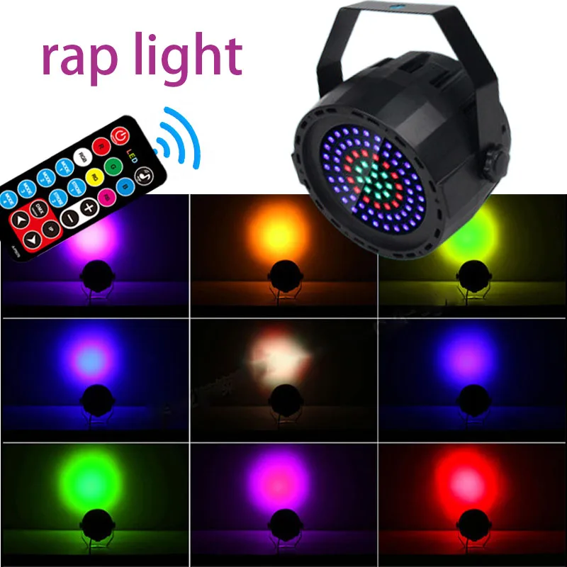 

Par Light 78 LED RGB Patterned Controller DMX 12V with Plug Atmosphere Stage Lights for DJ Disco Parties Bar KTV Christmas