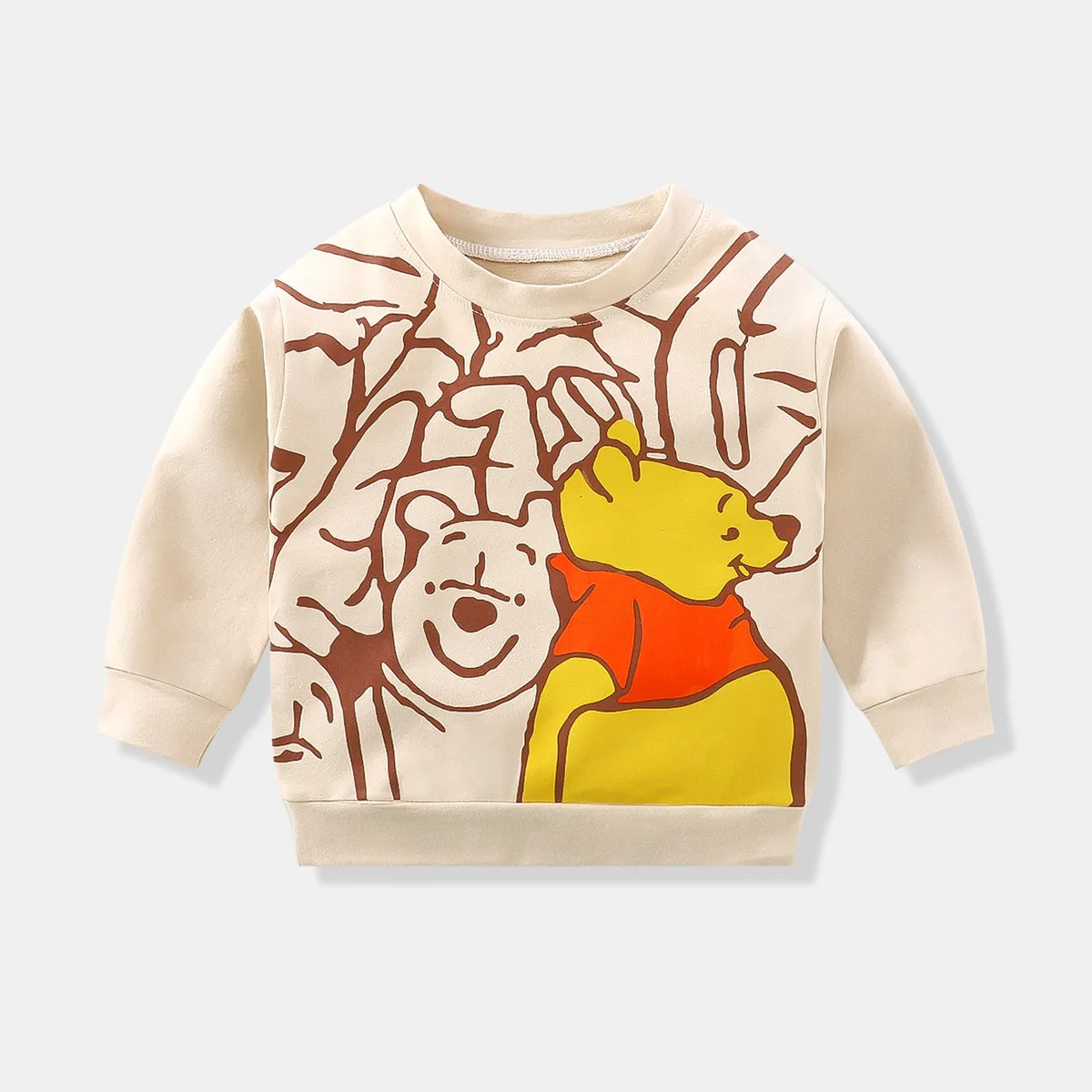 Kids Sweatshirt Disney Cartoon Hoodies Toddler Baby Unisex Long-sleeved Sweatshirts Spring