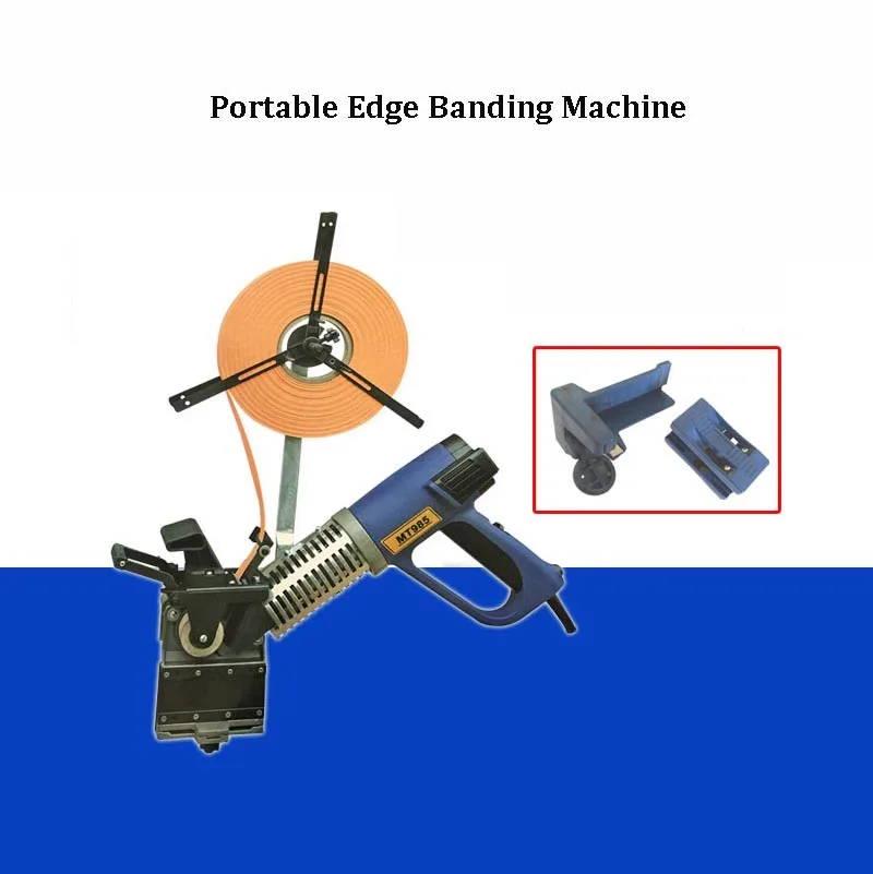Small Woodworking Edge Banding Machine Curve Straight Edge Bander Manual Banding Machine for Home Decoration