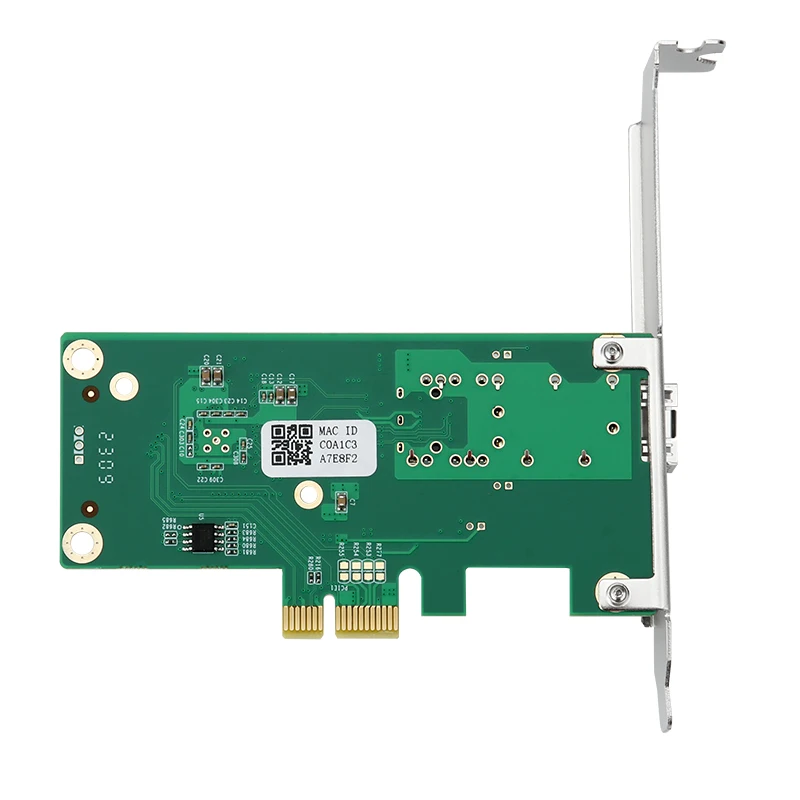 Intel 네트워크 카드 PCI Express x1-SFP 파이버 NIC 1000Mbps 기가비트 이더넷 Lan 카드(서버 데스크탑용 Intel I210 칩용)