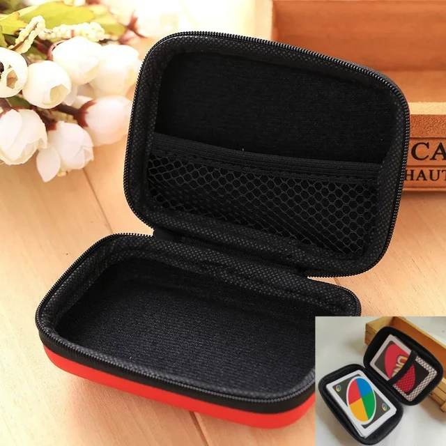 Travel Zipper Carry Hard Case UNO Playing Cards Board Game Cards Storage  Package For Kids Fan Entertainment Card Holder Mini Bag - AliExpress