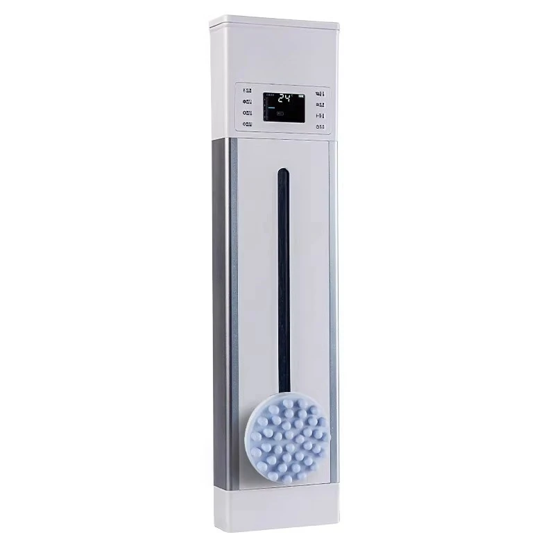 Automatic mud kneading machine, wall mounted electric shower brush, back rubbing device, soft hair lazy person scrubbing device
