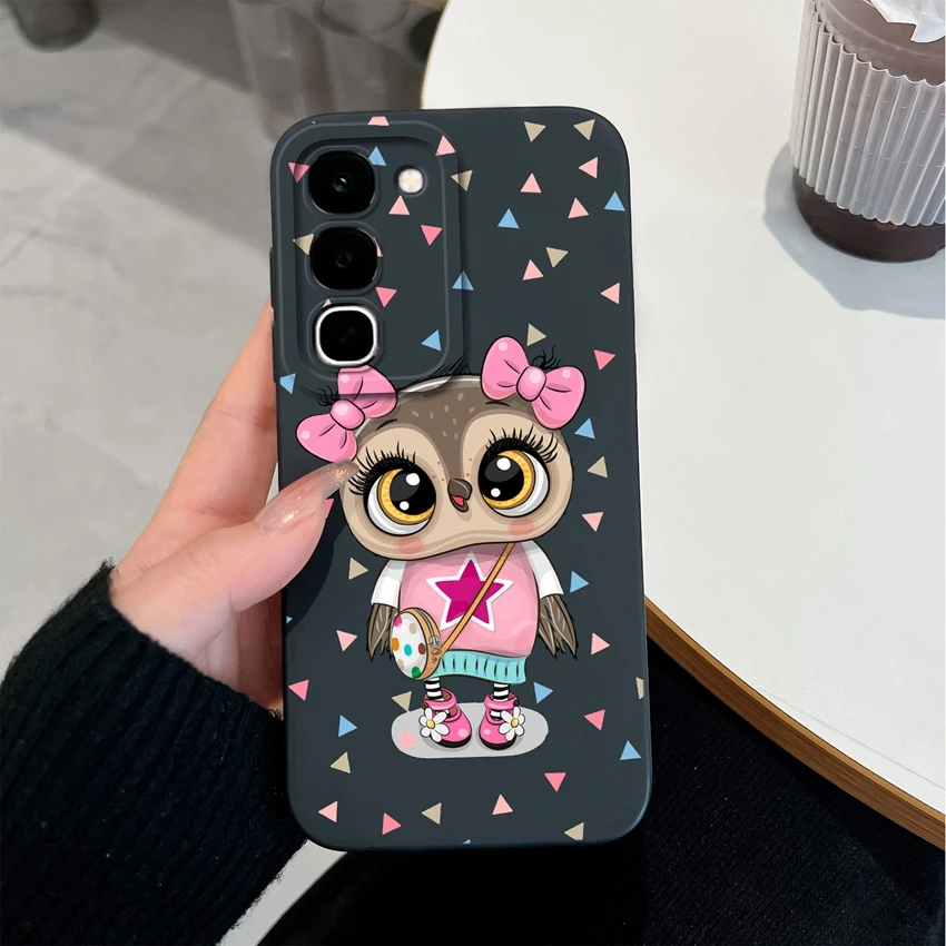 Lovely Design Liquid Silicone Shockproof Phone Case