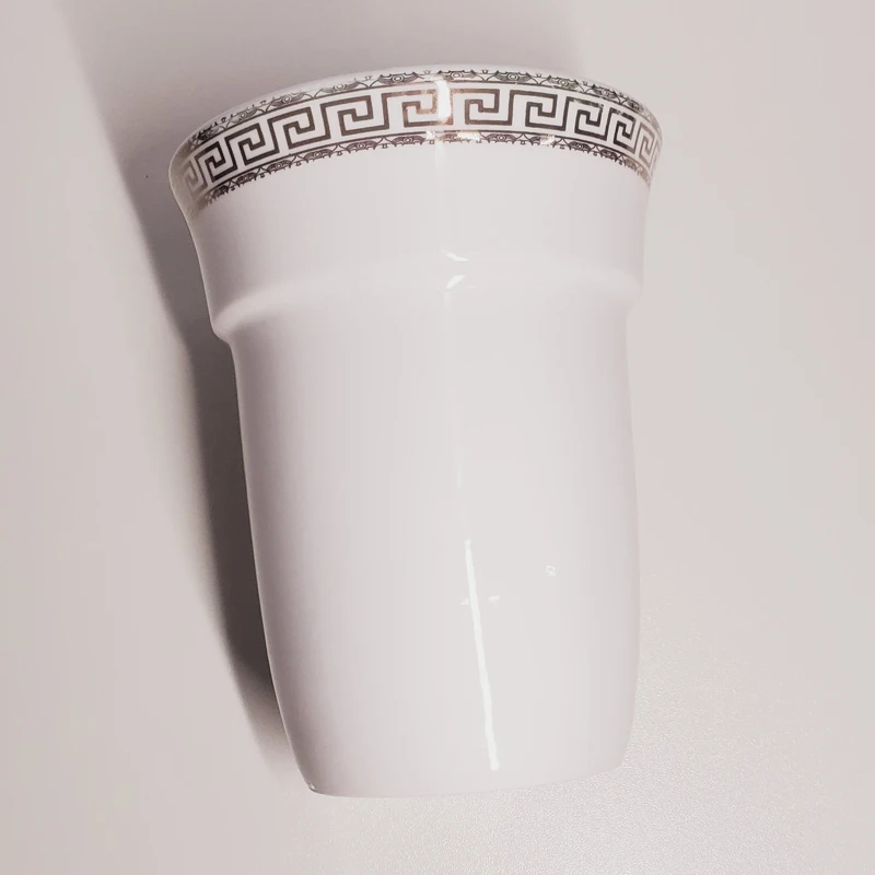 Bathroom accessories Ceramic Toilet Brush Cup for toliet brush holder parts